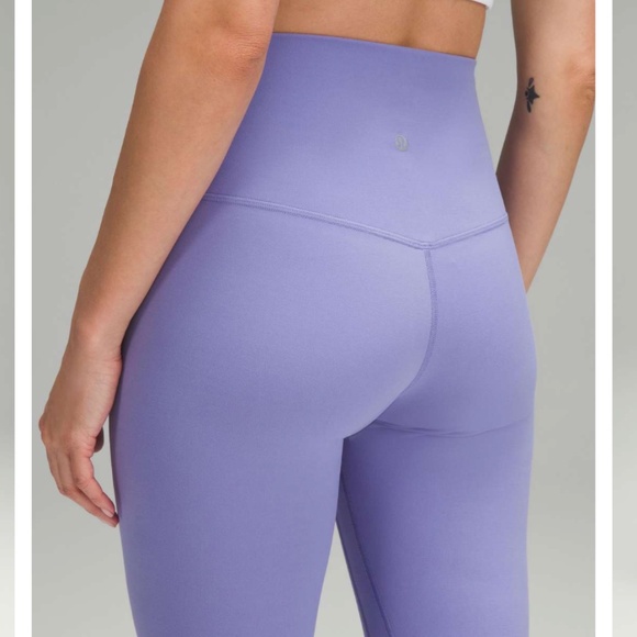 NWT, Discontinued Dark Lavender, Lululemon Align HR Pant 25, Size 6 - Picture 2 of 6